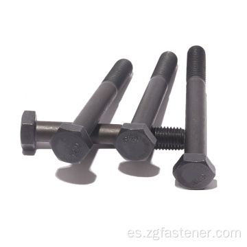 Hex Bolt Hex de óxido negro DIN931